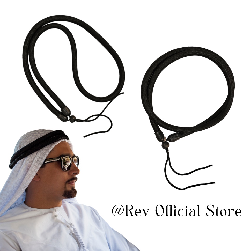 KODE S94F Igal Sorban Arab Pria Dewasa Ikat Kepala Sorban Arab Perlengkapan Haji  Umroh Headbands