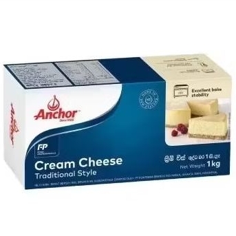 

ANCHOR CREAM CHEESE 1 KG /INSTAN ONLY!!