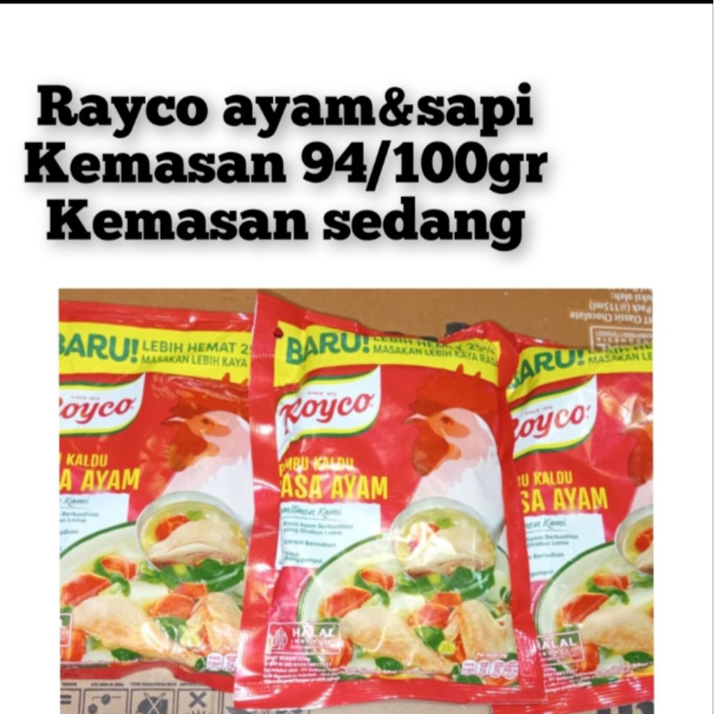 

Rayco Ayam&Sapi 94gram/100gr #rayco ayam #rayco sapi #rayco kaldu #kaldu ayam/sapi #kaldu untuk sehari hari #kaldu masakan #rayco kemasan sedang #rayco 5.000