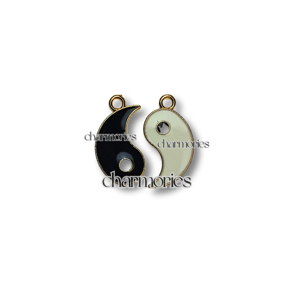Liontin Yin Yang / Liontin Gelang Couple / Liontin Gelang Diy / Liontin Kerajinan Tangan