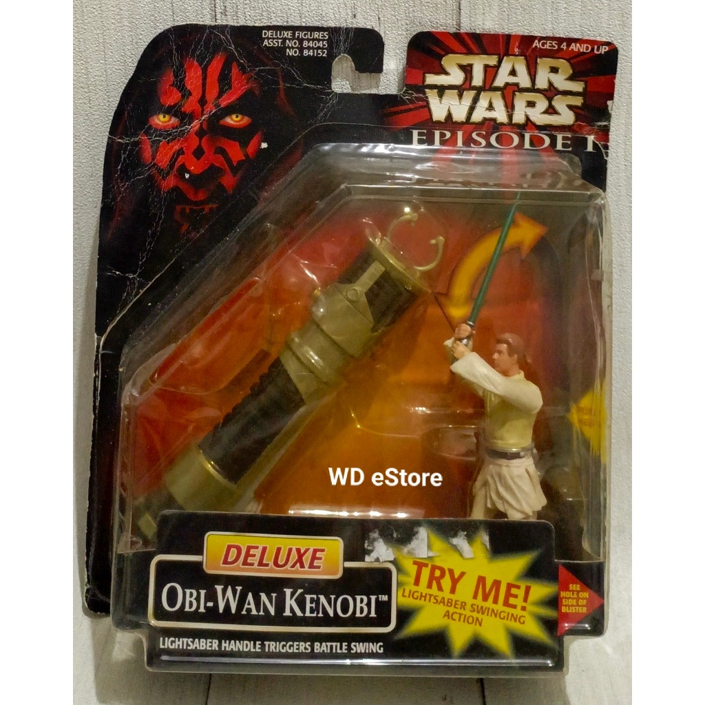 1998 Figure Hasbro Star Wars Episode 1, Deluxe Obi Wan Kenobi