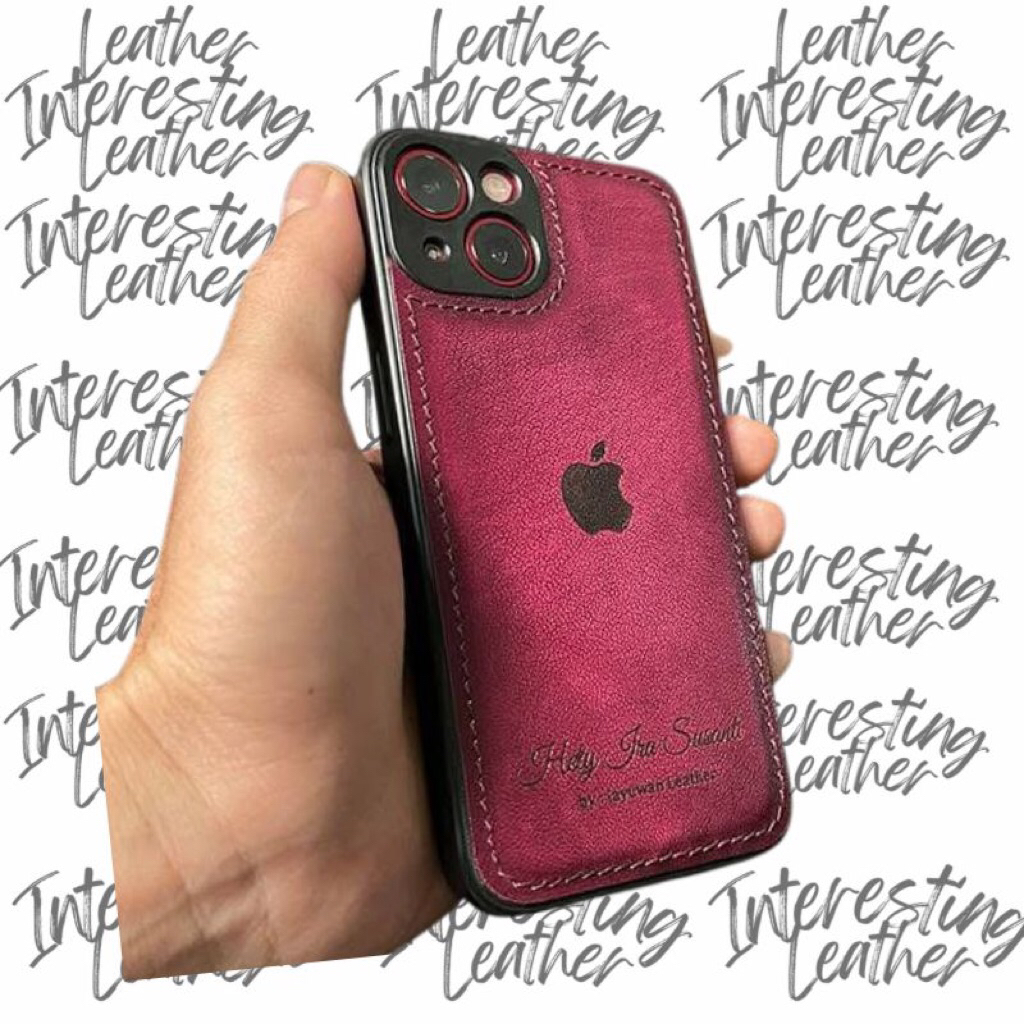 Case Handphone Kulit Asli - Case Handphone Premium - Leather Case - Flip Case handphone