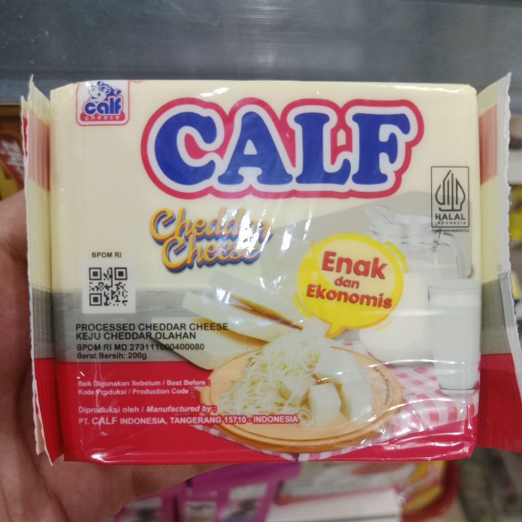 

KEJU CALF CHEDDAR CHEESE 200 gram