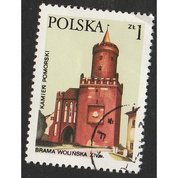 

A 12403 SATU BUAH PRANGKO POLANDIA NOMINAL 1ZT TEMA BANGUNAN BRAMA WOLINSKA DENGAN KONDISI SUDAH ADA CAP