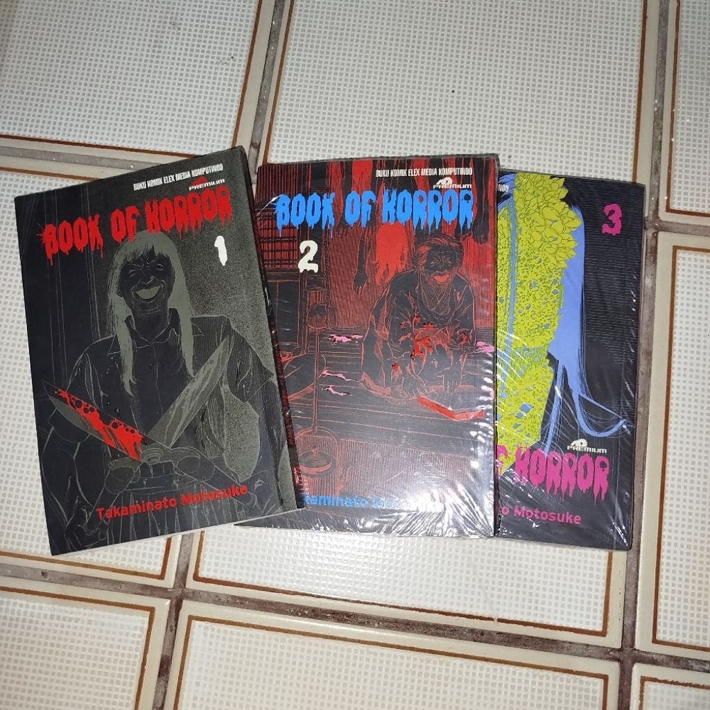 Komik Book of Horror vol 1-3 set kolpri segel
