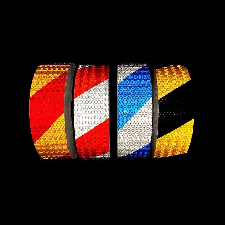 KODE W34W 5 cm x 45 Meter Stiker Reflektor Berkualitas Stiker Kir Lolos Dishub Untuk Mobil Box Engke