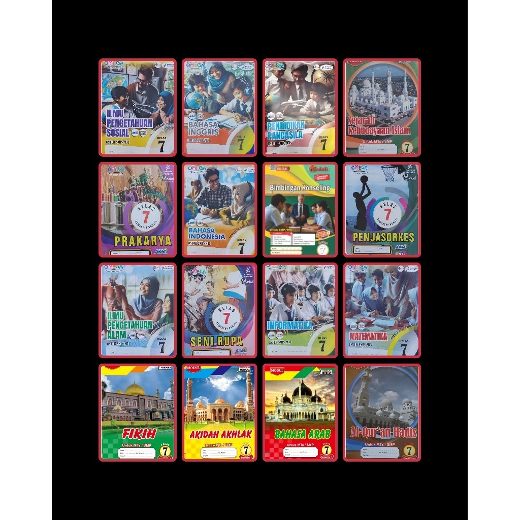 Paket LKS MTs Kelas 7 Semester 1 (14 Buku Lengkap)