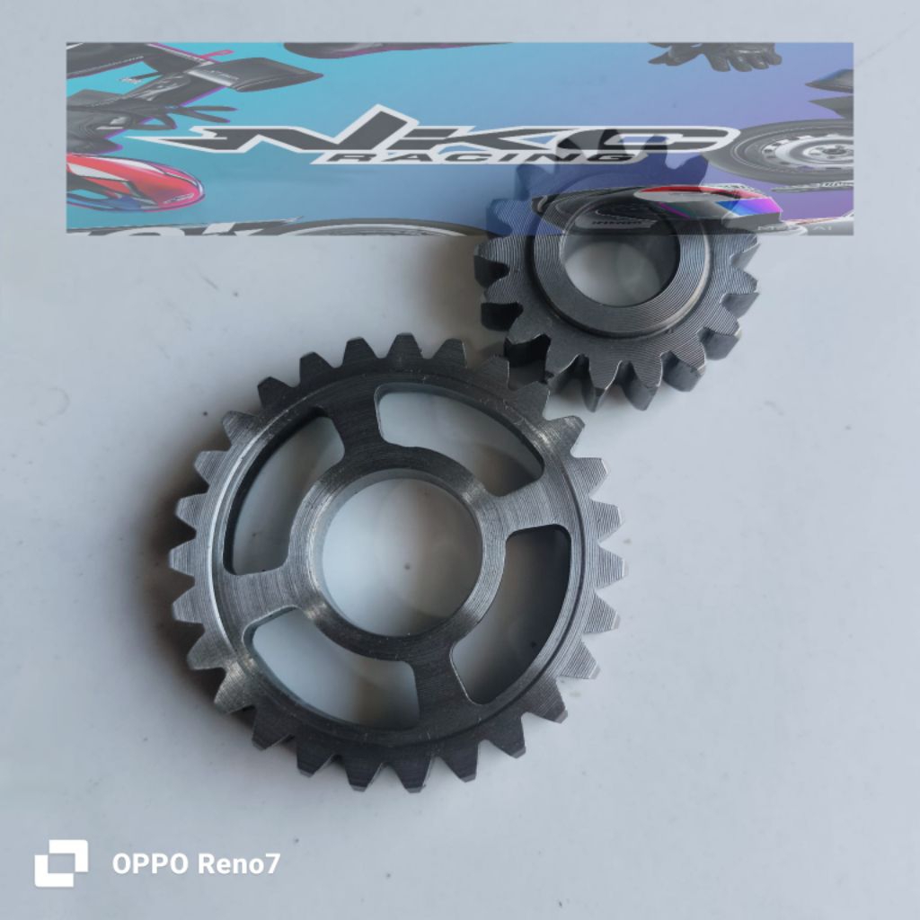 rasio racing vixion/MX king/MX new gigi 2 sepasang ukuran=17-28,17-29