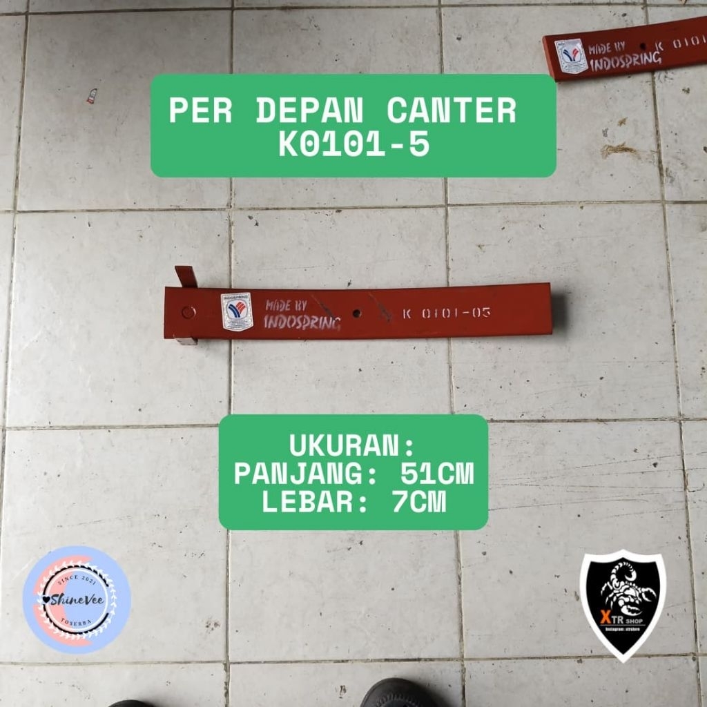 Per Depan Canter PS125 No 5 / Per Mitsubishi Canter PS125 K0101 - 5 / Pir Induk Coltdiesel PS125 Leb