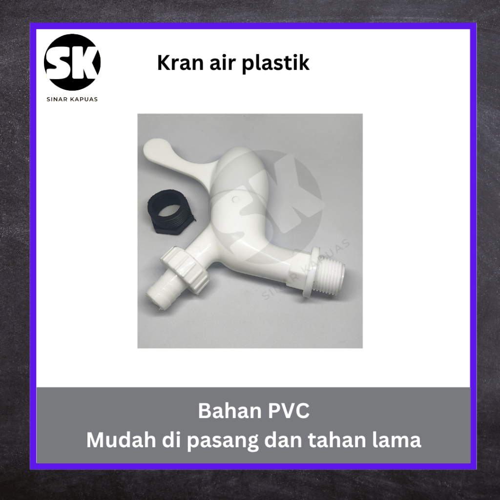 KRAN AIR BIASA // KERAN AIR PLASTIK MURAH // KRAN AIR PLASTIK KUALITAS TINGGI