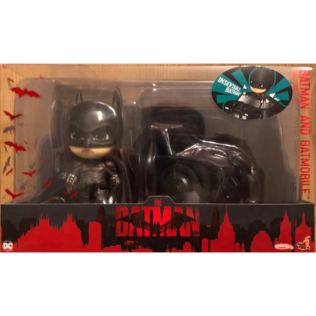 Hot Toys Cosbaby 943 The Batman - Batman & Batmobile