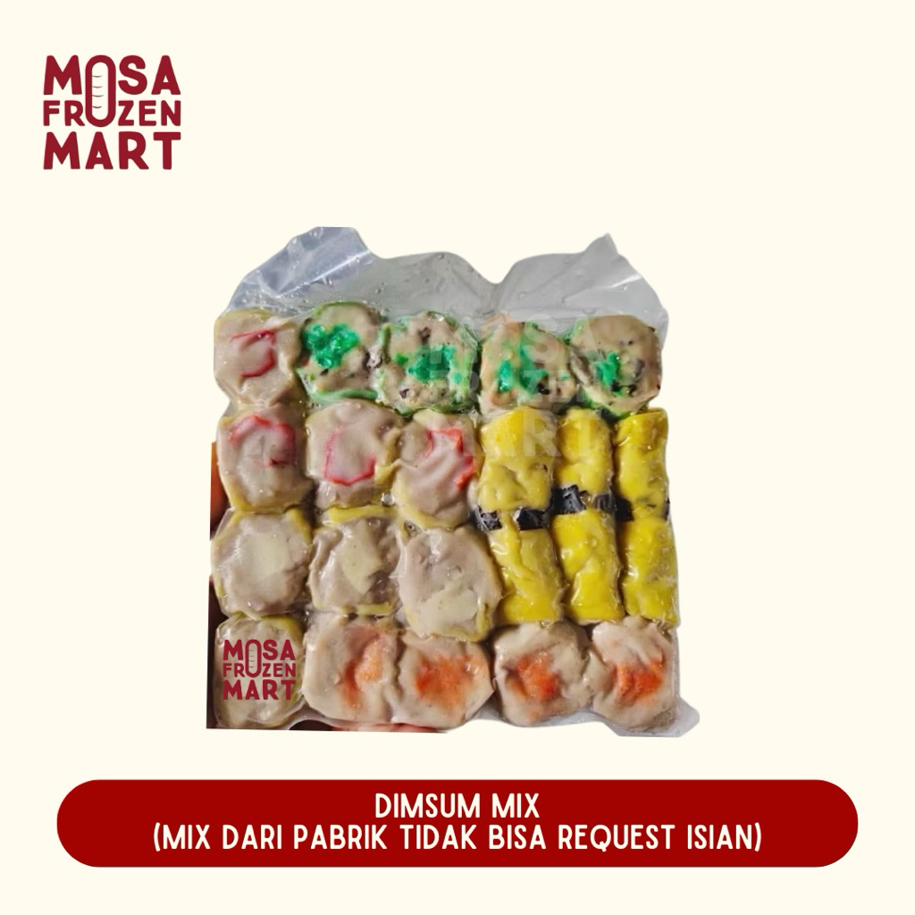

Dimsum Mix Isi 15-20 Pcs Random