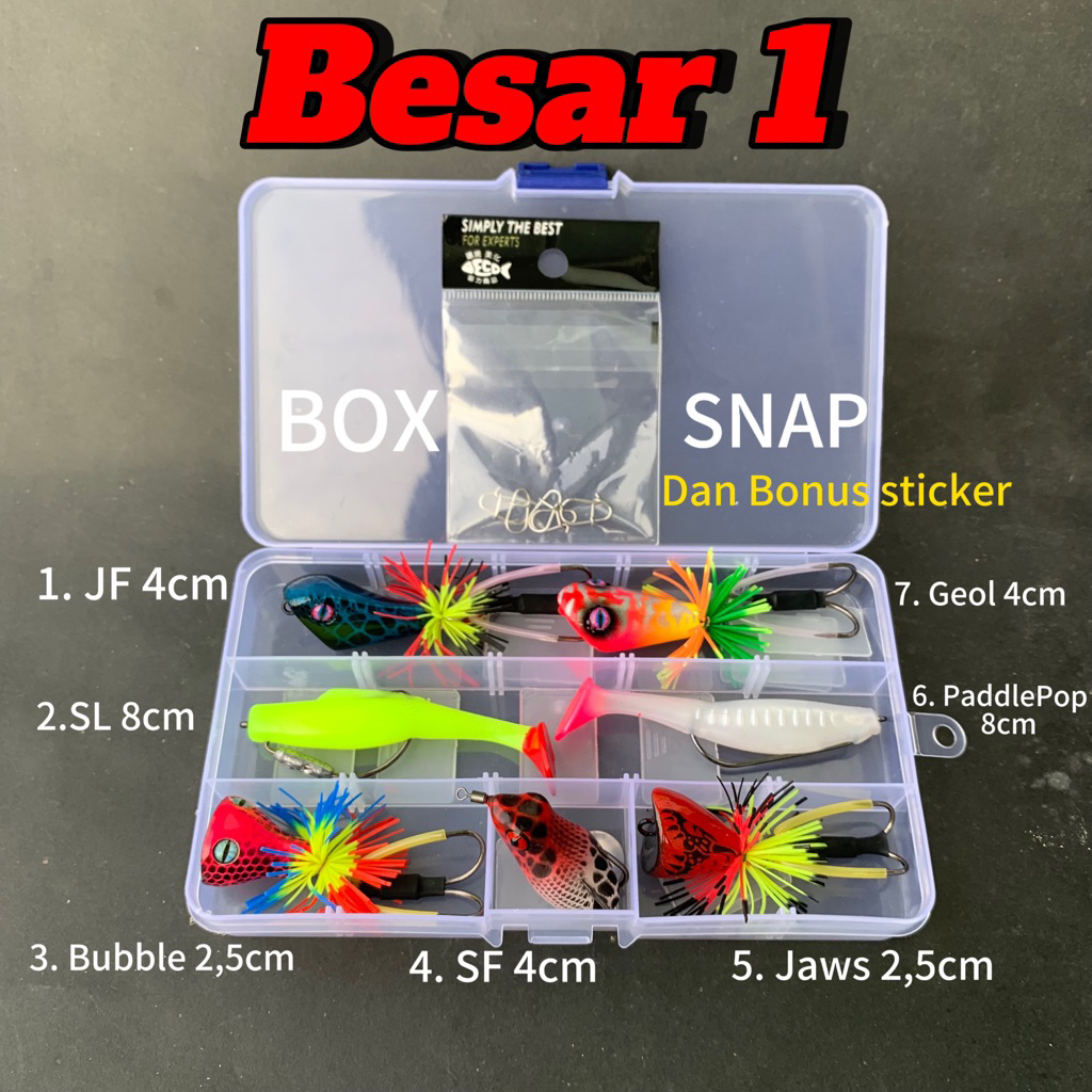 Paket besar Sofrog dan JF 5pcs | Paket umpan | Paket sofrog | Paket Casting