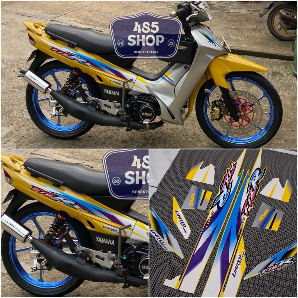 Striping stiker Yamaha fizr FIZR LE Milenium Dualtone 1999 2000 Premium original