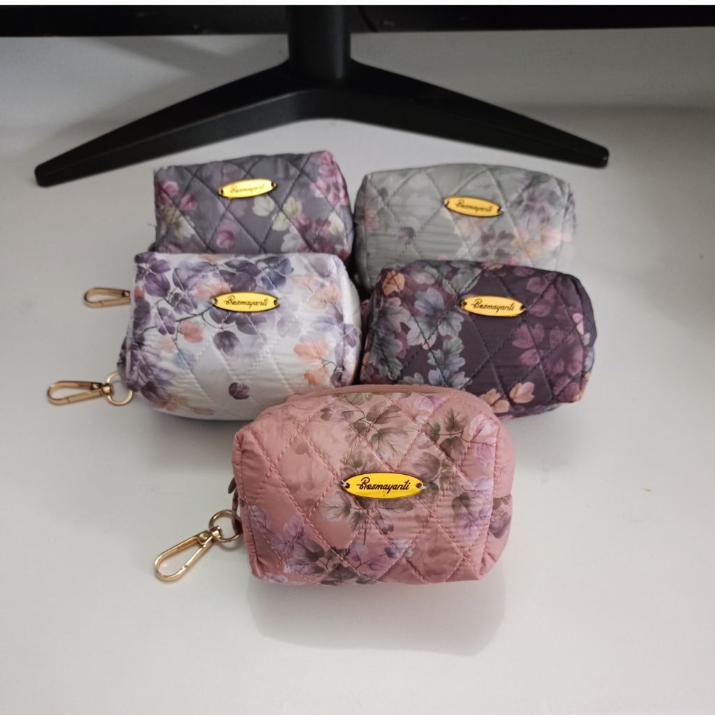 ROSMAYANTI - Mukena Travel Mini Pouch Terusan Anak Remaja Tanggung Parasut Korea Mukena Lajuran Trav