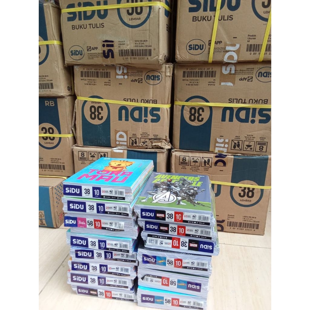 buku tulis sidu 38 lembar buku tulis sekolah buku sidu 38