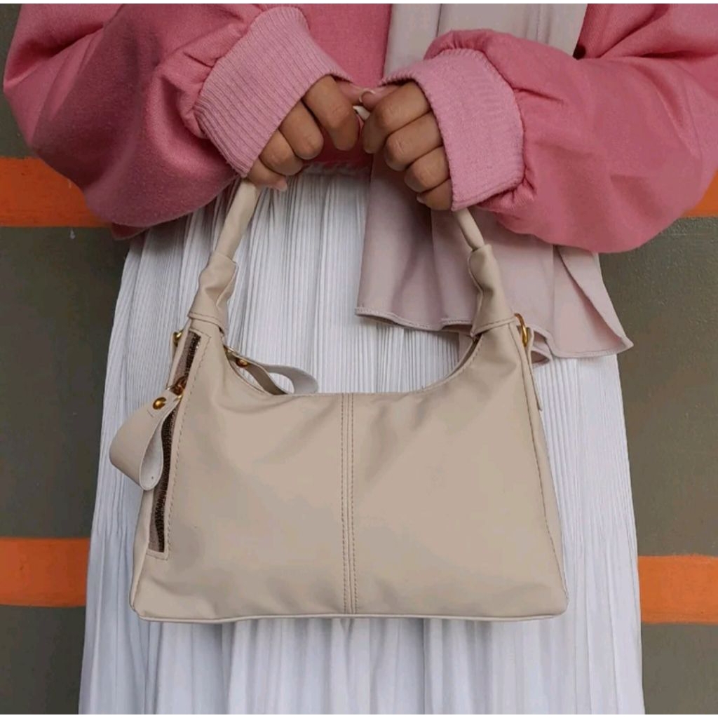 Fitria bag - Tas Selempang Wanita 2in 1 Korean Style Sintetis