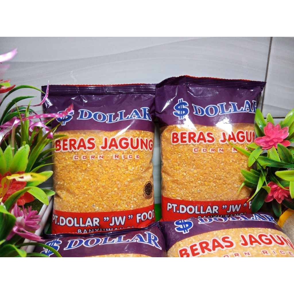

1kg beras jagung DOLLAR SUPER premium