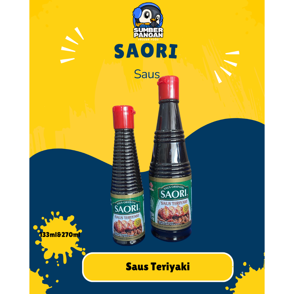 

Saori Saus Teriyaki 133gr&275ml