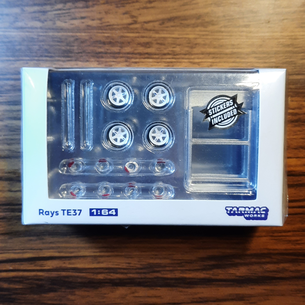 Tarmac Rays TE 37 Putih Aksesoris Diecast