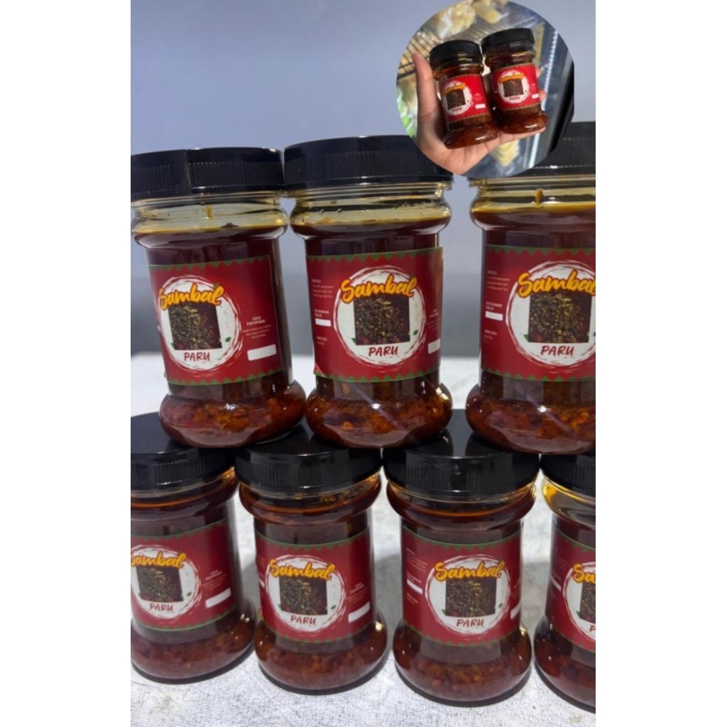

sambal paru mercon 150 ml dijamin enak