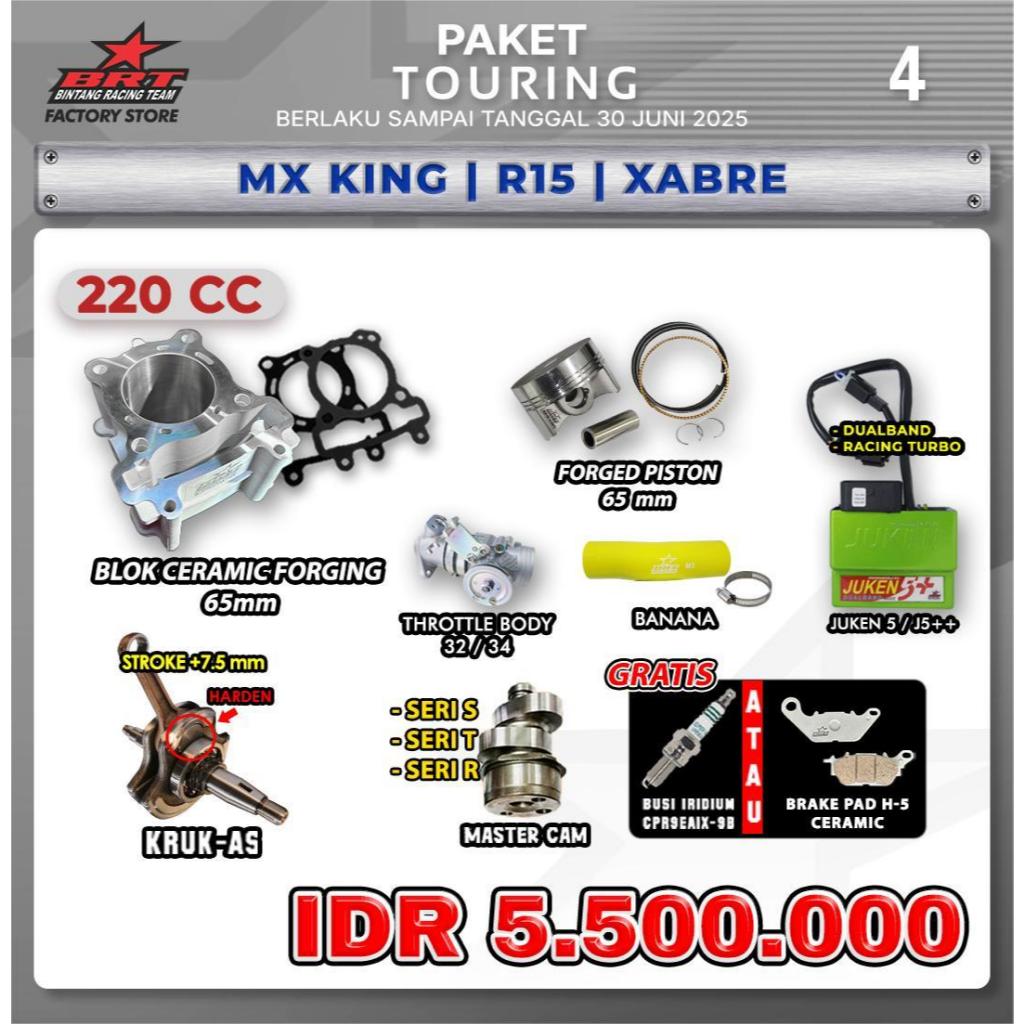 Brt Paket Touring 04 Mx King / R15 / Xabre