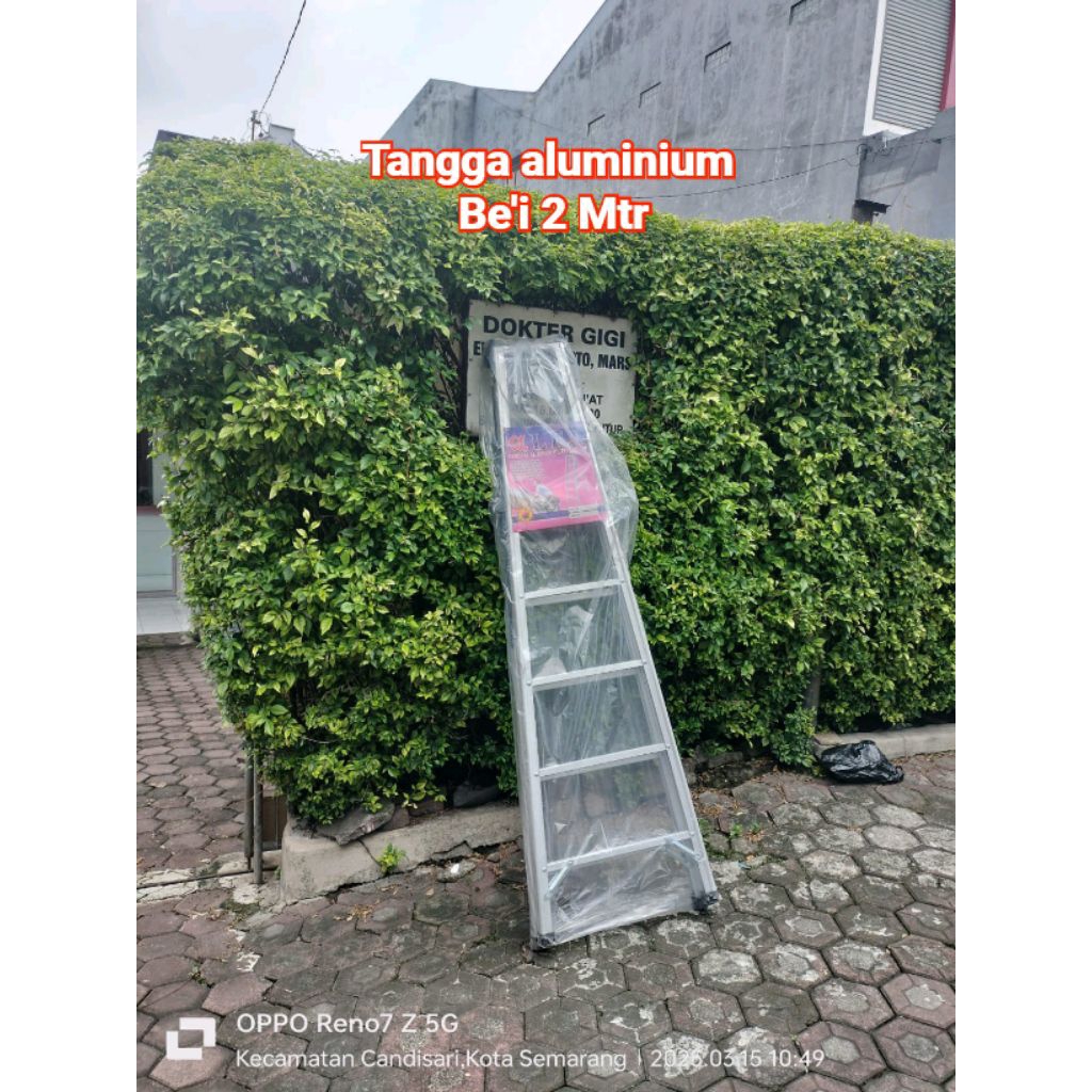 TANGGA LIPAT ALUMUNIUM TANGGA BI BEI - HANYA KOTA SEMARANG DAN SEKITARNYA