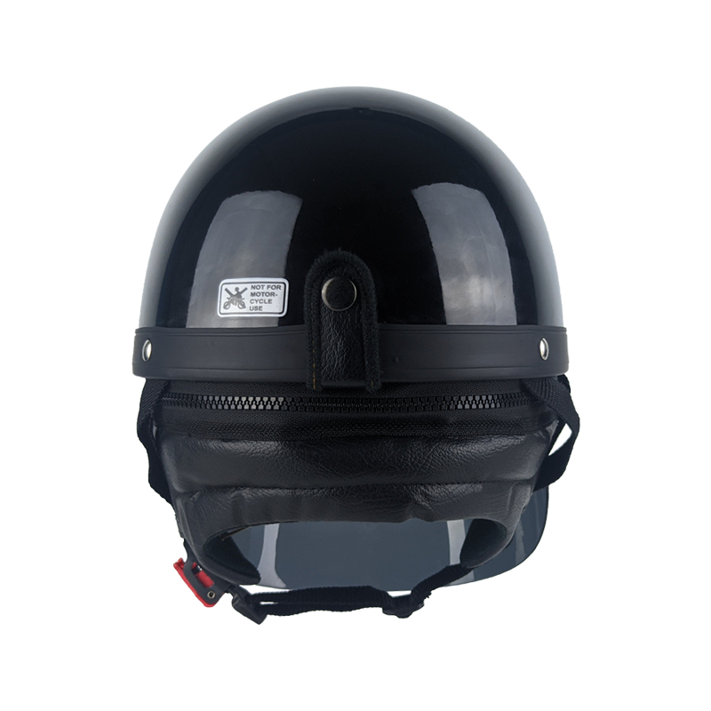 ACN Helm Vintage Chip Cetok Bogo Setengah Kepala Pria Wanita Dewasa Kaca Datar