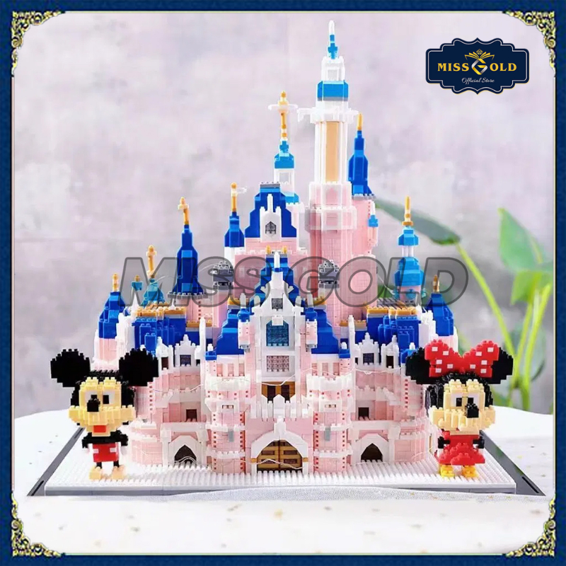 LEGO PUZZLE PRINCESS / BRICK ISTANA PRINCESS (6300 PCS) / MAINAN KASTIL BALOK SUSUN 3D NANO BLOCK MA