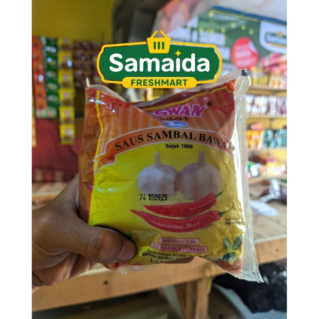 

Swan Saos Bantal Ayam Bawang – Saus Pedas Gurih Cocok untuk Bakso & Camilan