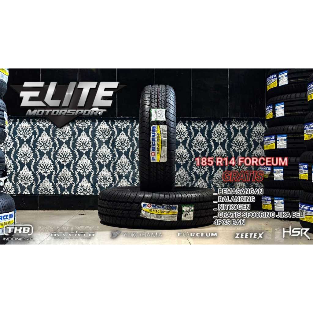 Ban Muatan Ring 14 Ukuran 185 R14 Forceum Mobil L300 Grandmax Apv - Gratis Pasang Ditoko