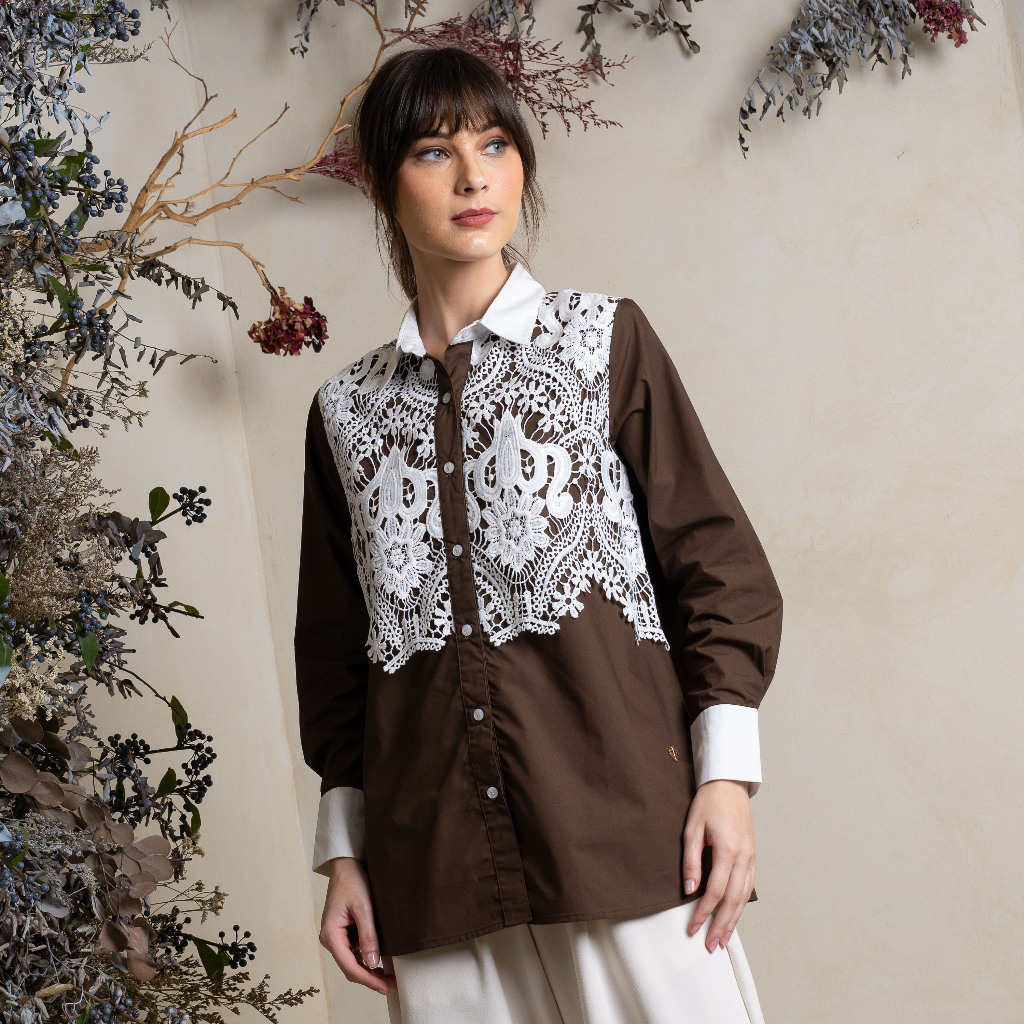VAIA Atelier - Atasan Kemeja Wanita Rhea