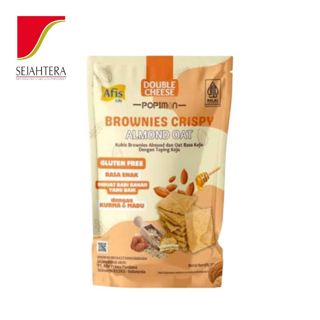 

AFIS BROWNIES CRISPY DOUBLE CHEESE 50gr