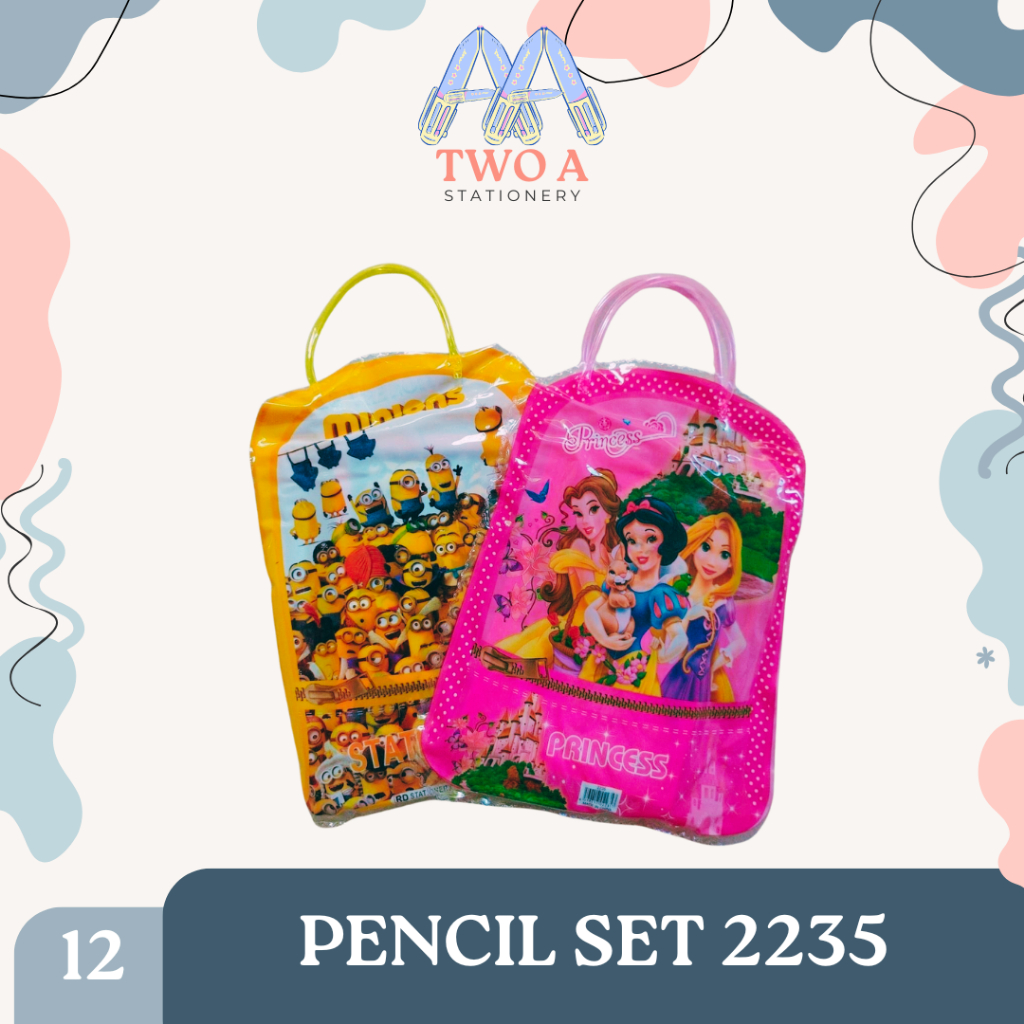 

PENCIL SET 6 in 1 FREE BAG / ALAT TULIS ANAK SEKOLAH & BUKU / STATIONERY SET 2235