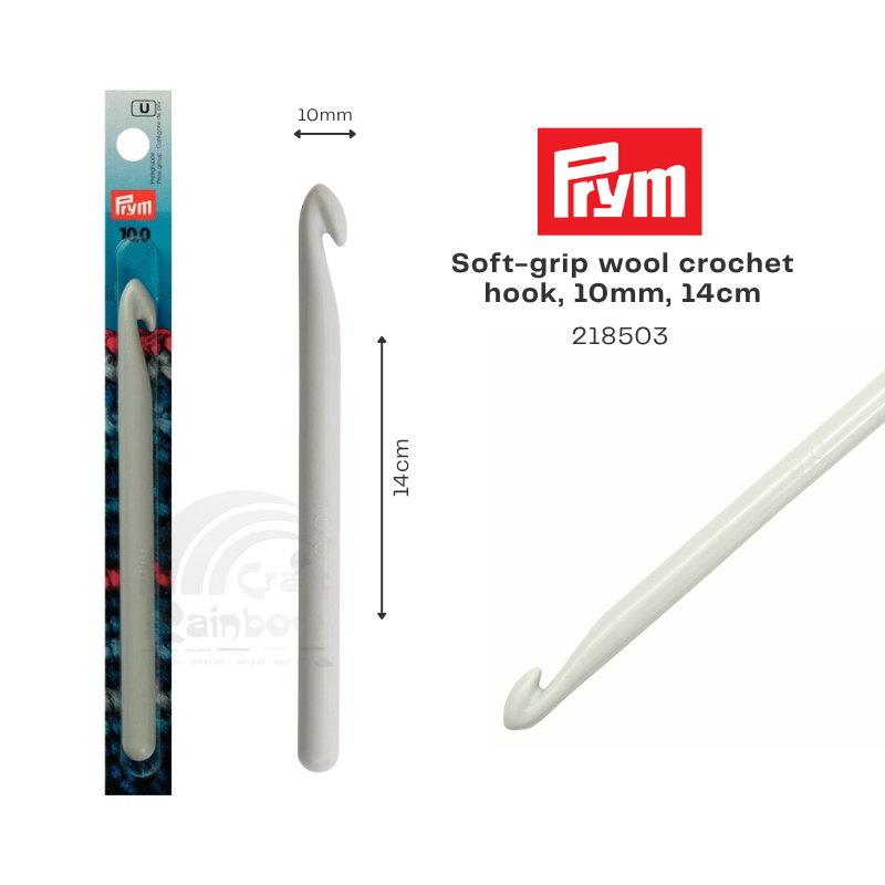 PRYM Crochet Hook / Kait Rajut Plastik Ukuran 10mm PRYM 218503