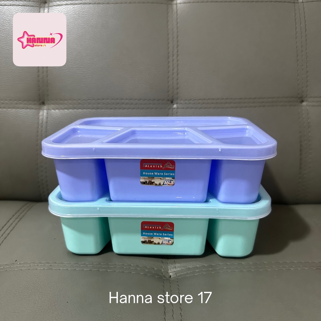 KOTAK MAKAN SEKAT 4/LUNCH BOX/OMPRENG NASI BEKAL/LUNCH BOX SEKAT 4 OSHIN ALEXISH