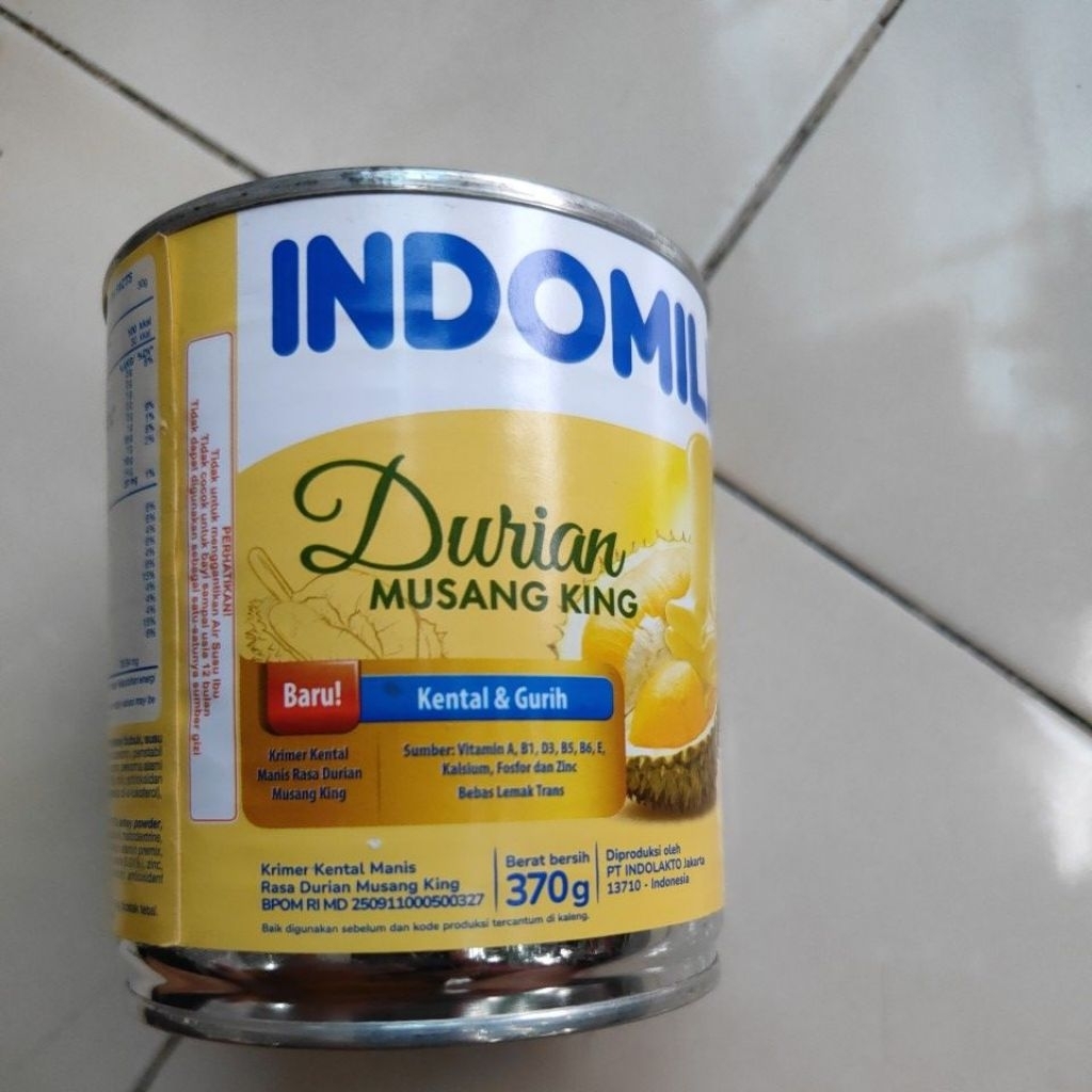 

Susu indomilk durian musang king 370 gram susu kental dan gurih
