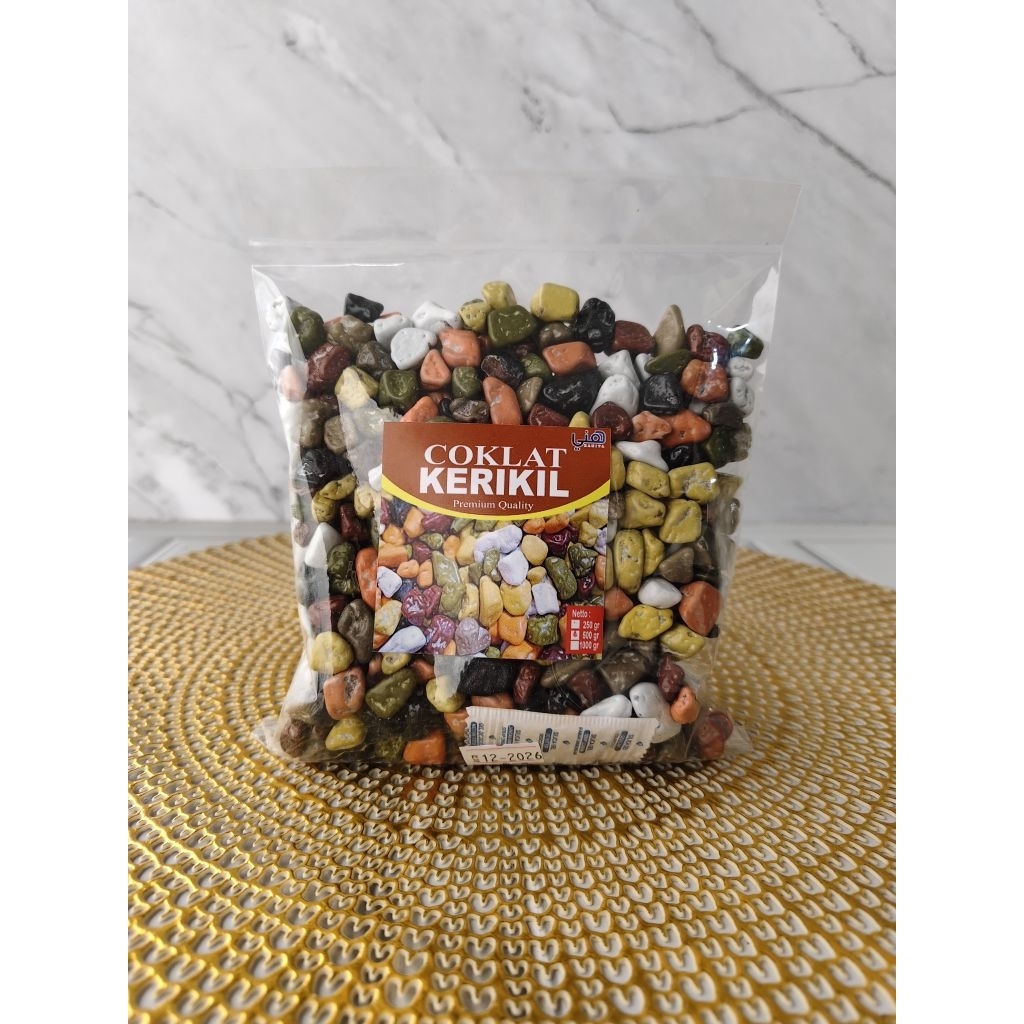 

Coklat Krikil fantik kemasan 1kg.