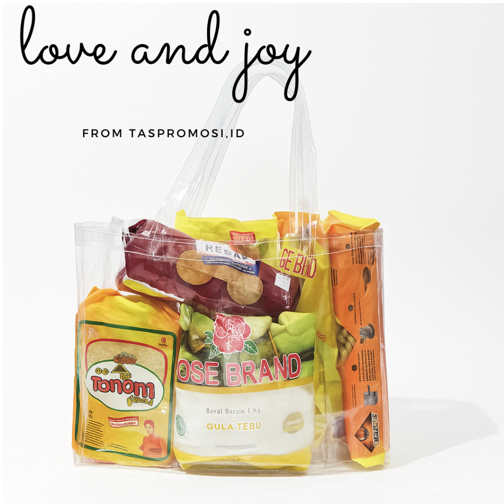 

Tas Plastik Bening Bahan TEBAL | Tas Mika Premium | Tas Kado cocok Acara Kantor | Tas MIka PVC Tebal