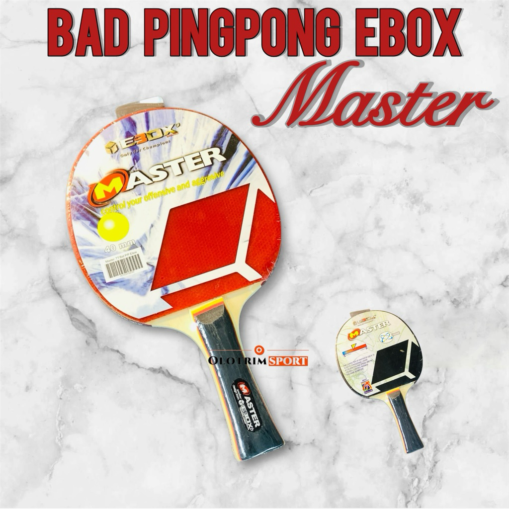 BAD PINGPONG EBOX MASTER Bet Tenis Meja Ping Pong Original