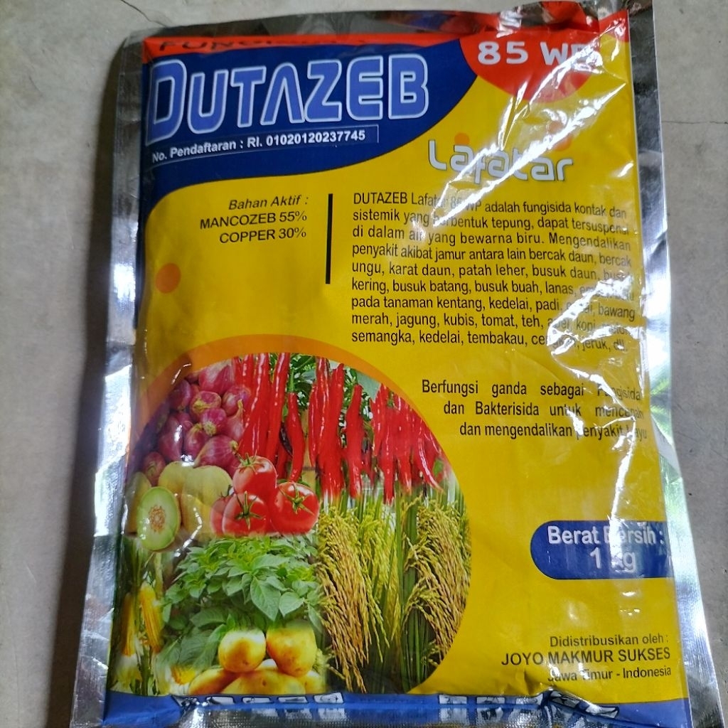 Fungisida  Lafatar 85 WP 1Kg  Mankoseb Biru Copper dan Silika  Kontak Sistemik untuk mengadalikan Bu