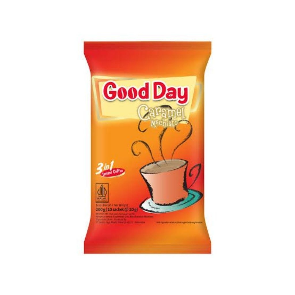

Good Day Caramel Machiato Isi 10 Sachet