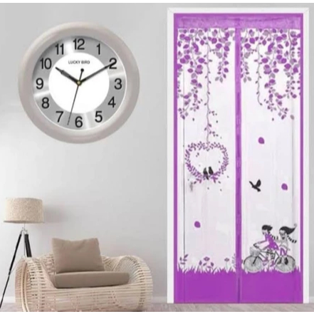 Tirai Pintu Magnet Kelambu Transparan Cantik Anti Nyamuk Motif Karakter Cantik