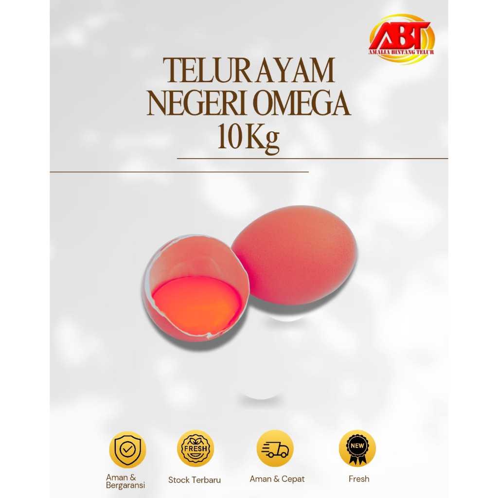 

ABT - Telur Ayam Negeri Omega 10kg Lezat dan Bergizi (FRESH-AMAN-BERGARANSI)