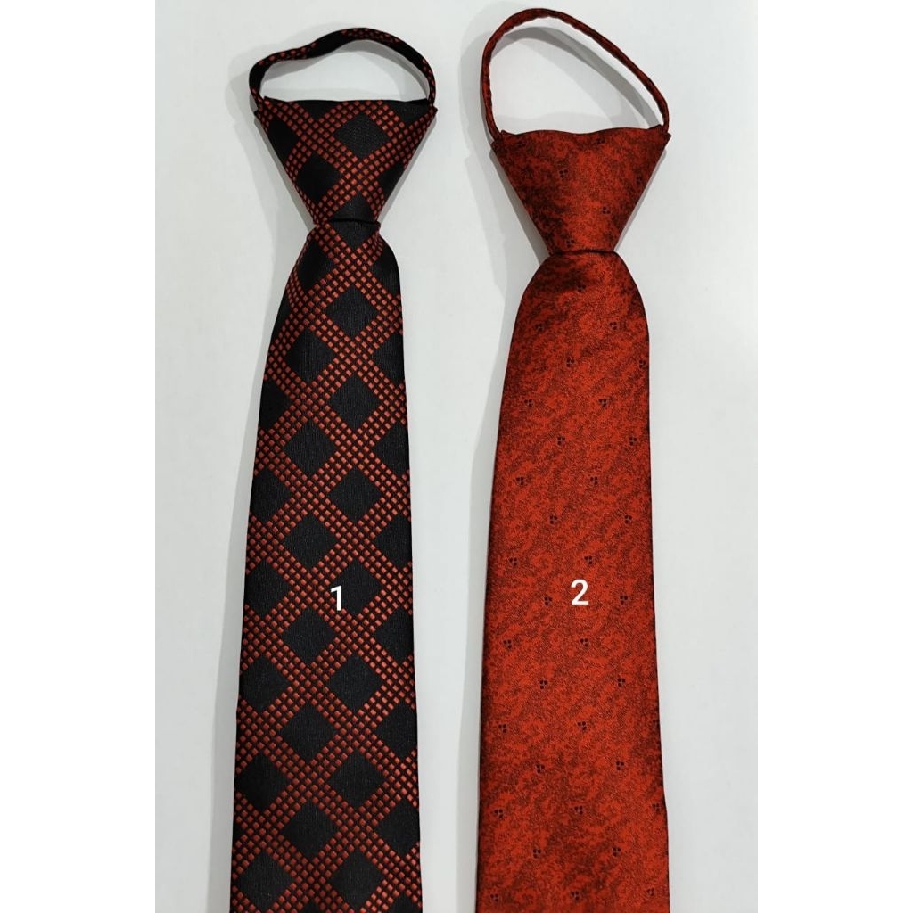 Dasi Merah Dasi Pria Merah Instan Siap Pakai