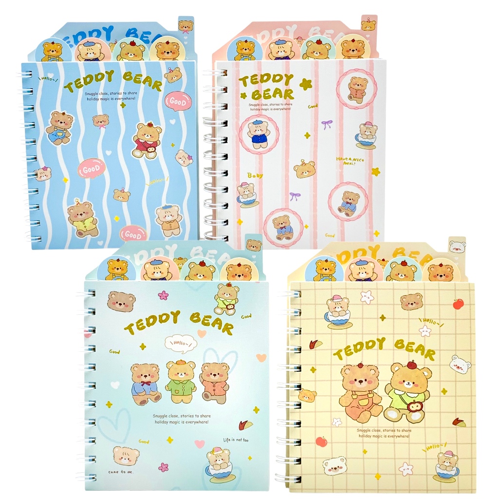 

(A5) NOTEBOOK SPIRAL 36K-2052-37 TEDDY BEAR (80 LEMBAR) / BUKU TULIS CATATAN