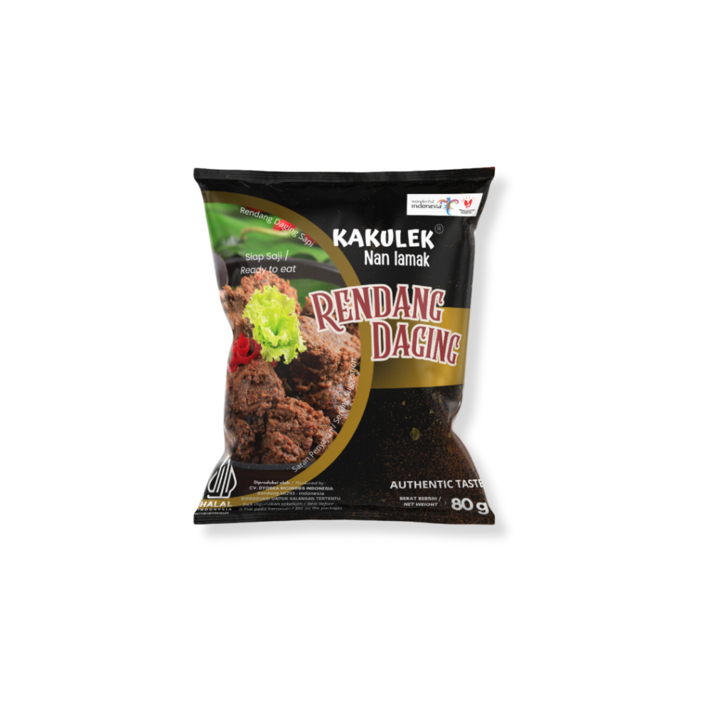 

KAKULEK Rendang Daging Rendang Asli Praktis Siap Makan untuk umroh traveling