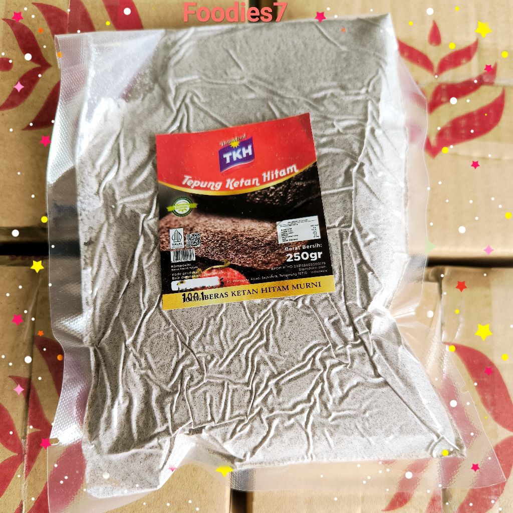 

[Foodies7] TKH TEPUNG KETAN HITAM 250GRM