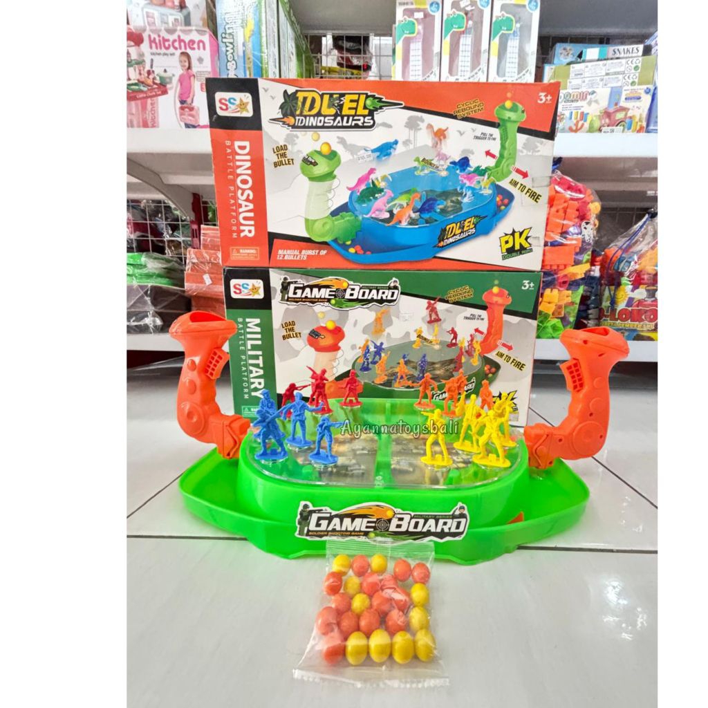 Mainan tembak tembakan military Game Board