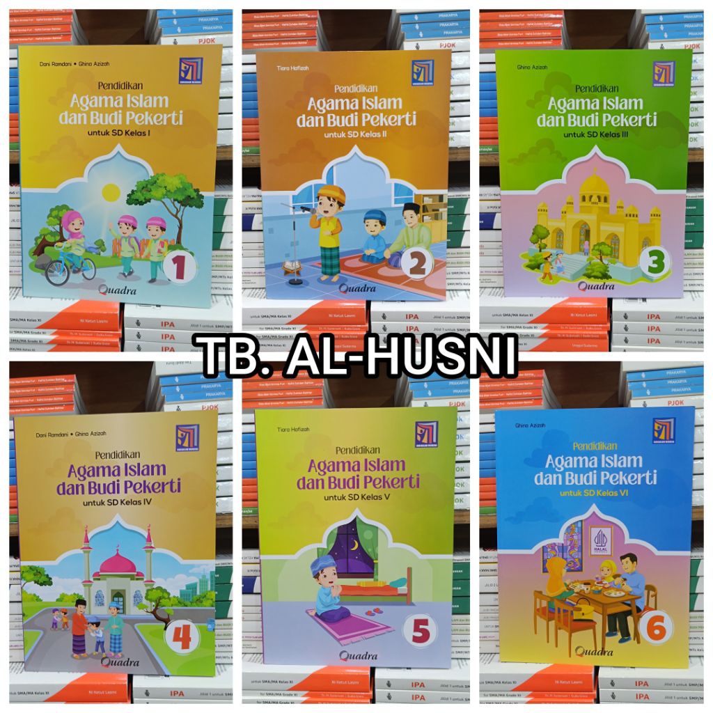 Buku Original Agama Islam Revisi SD kelas 1,2,3,4,5,6 Kurikulum Merdeka Quadra